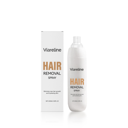 Viareline 身体脱毛喷雾 体毛便携清爽型夏季净肤护理温和不刺激